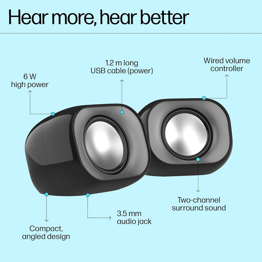 HP Mini AUX Speaker (DHS-2111) 6w view 4